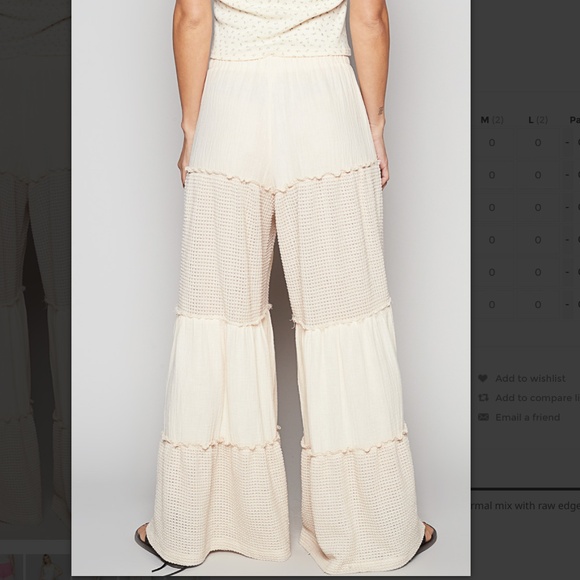POL Cream Wide Leg Pants - Picture 3 of 10